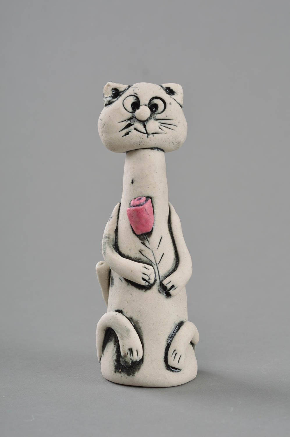 Figura de porcelana hecha a mano juguete decorativo adorno para casa foto 1