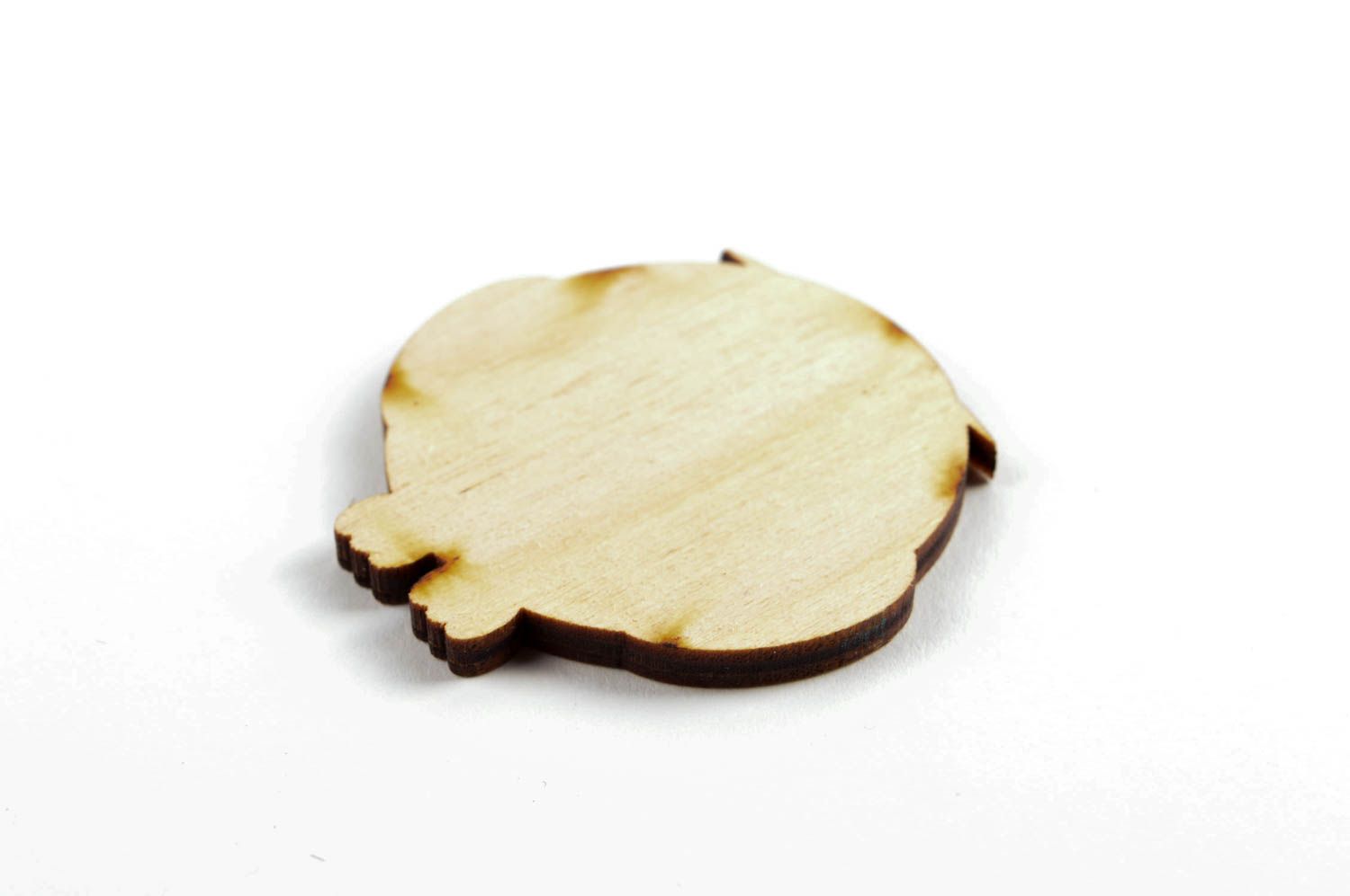 Forme en bois fait main Forme en bois à peindre Loisirs créatifs hibou  photo 4