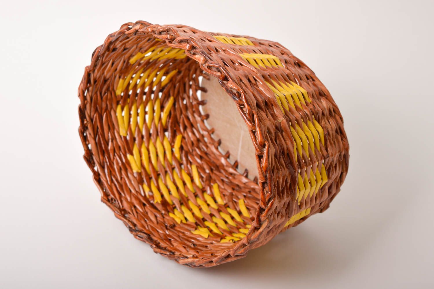 Handmade wicker basket home decor elegant accessories home organizer ideas photo 5