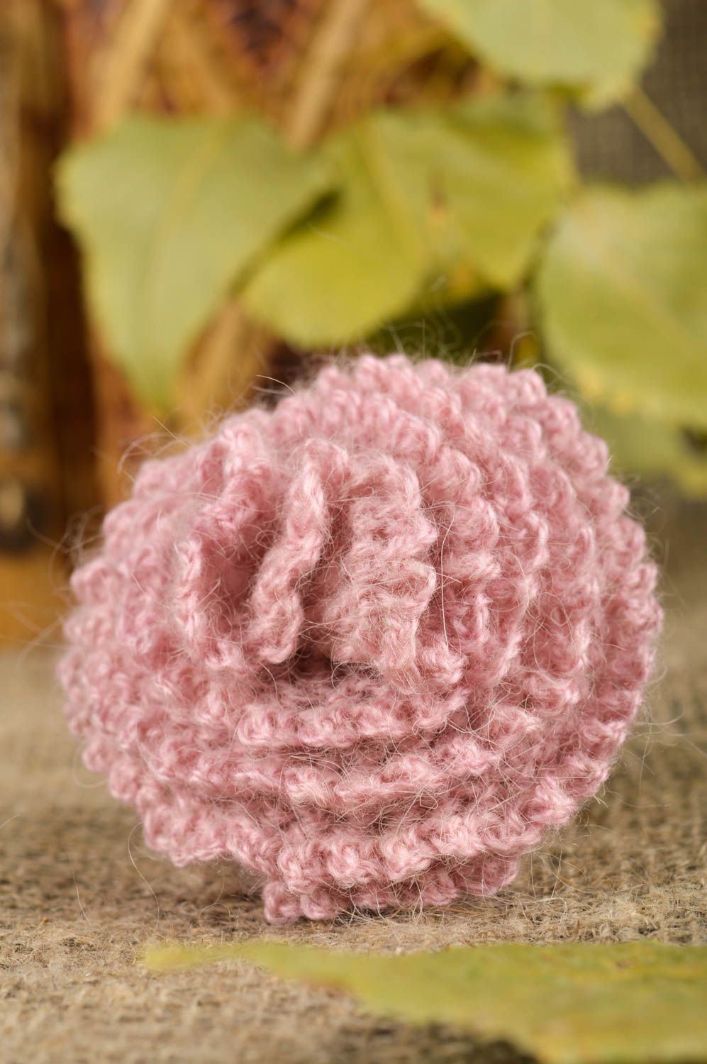 Goma para el pelo hecha a mano accesorio para niñas regalo original rosa rosada foto 1