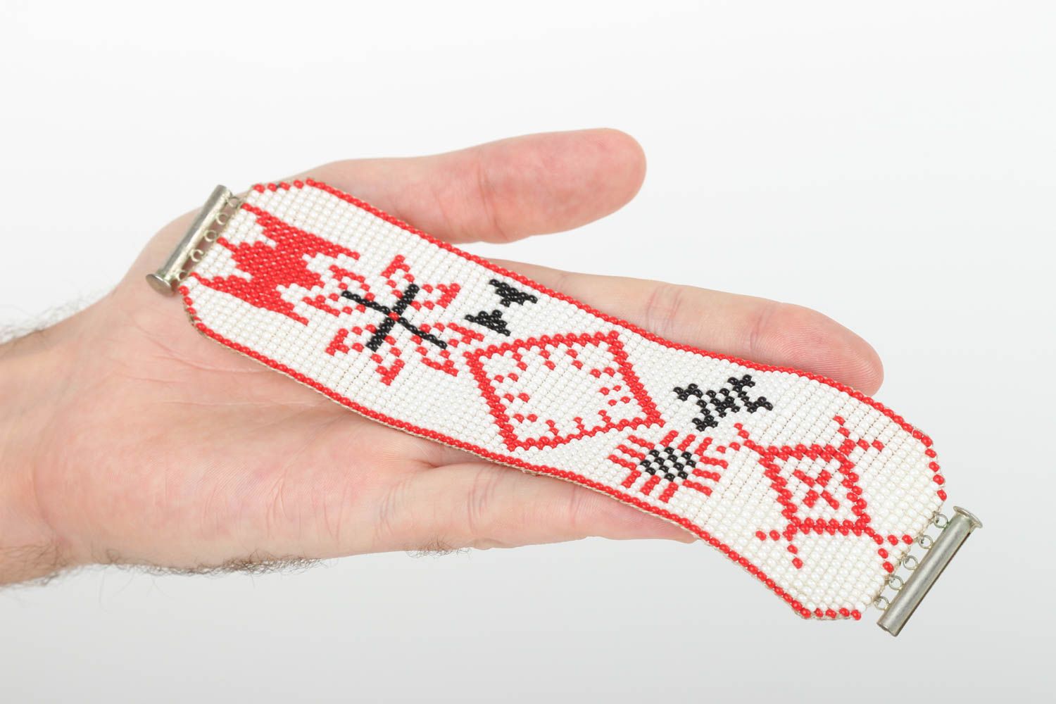 Geflochtenes Armband handmade dickes Armband passendes Geschenk für Frau foto 5