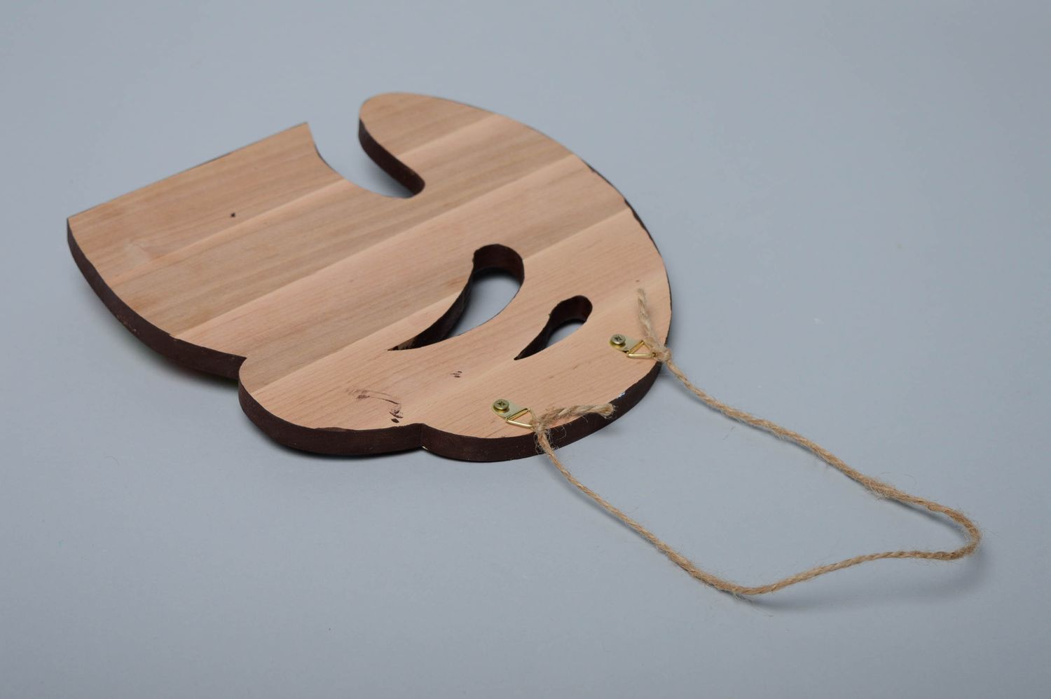 Decoupage Schlüsselkasten aus Holz Ziege foto 4