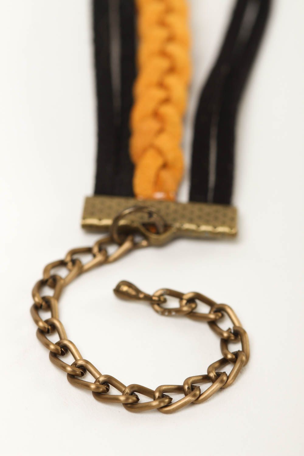 Unusual handmade leather bracelet suede bracelet wrist bracelet designs photo 3