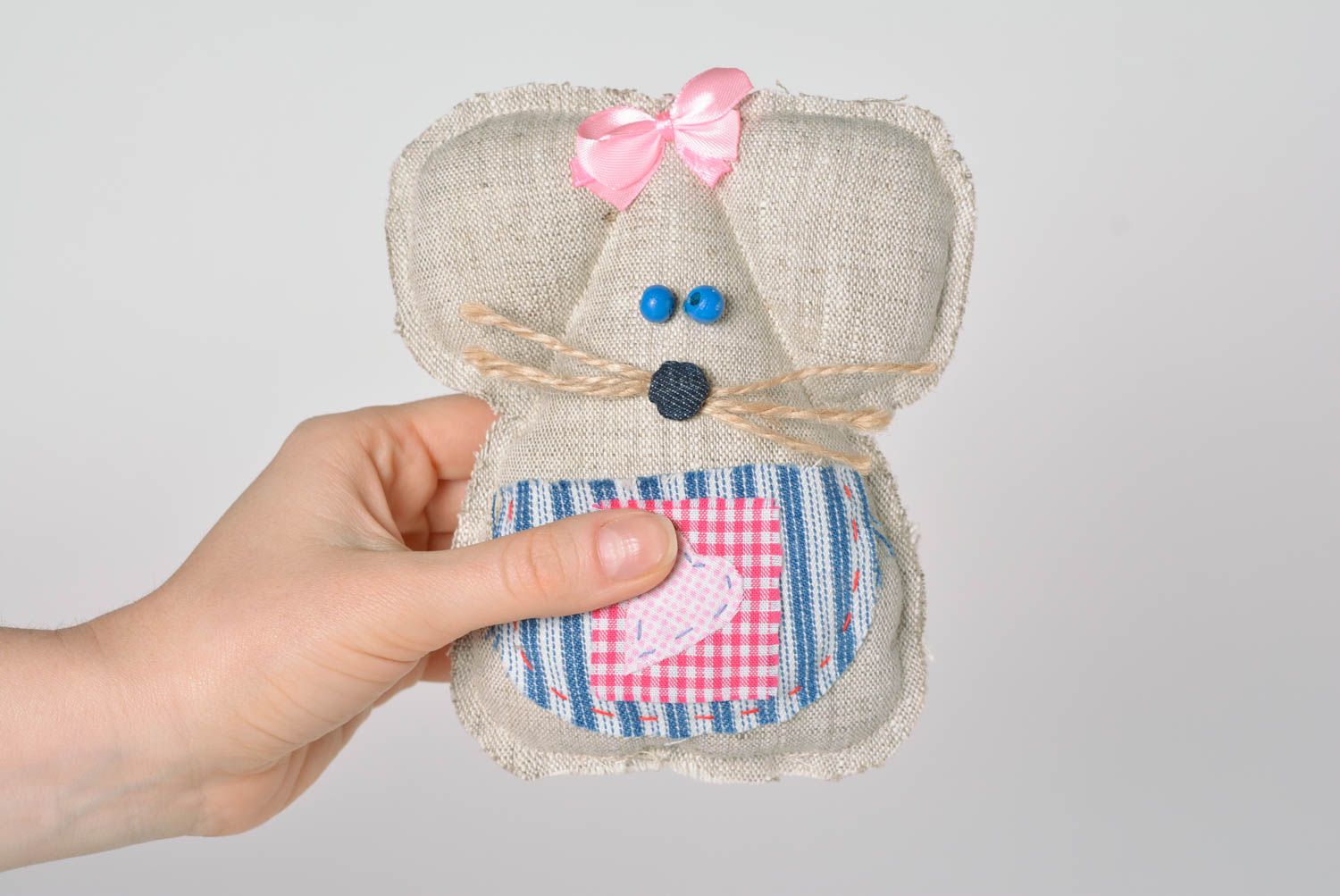 Lustiges handmade Kleinkinder Spielzeug Geschenk für Kinder Haus Deko Maus toll foto 3