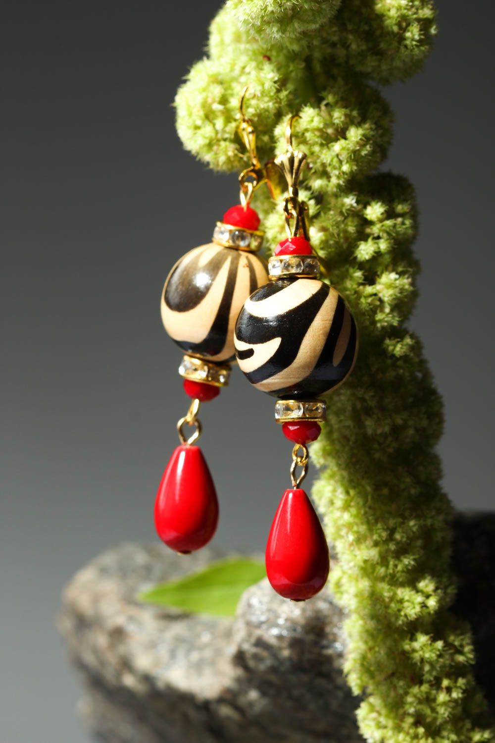 Handmade earrings designer earrings for girls earrings with charms gift for her photo 1
