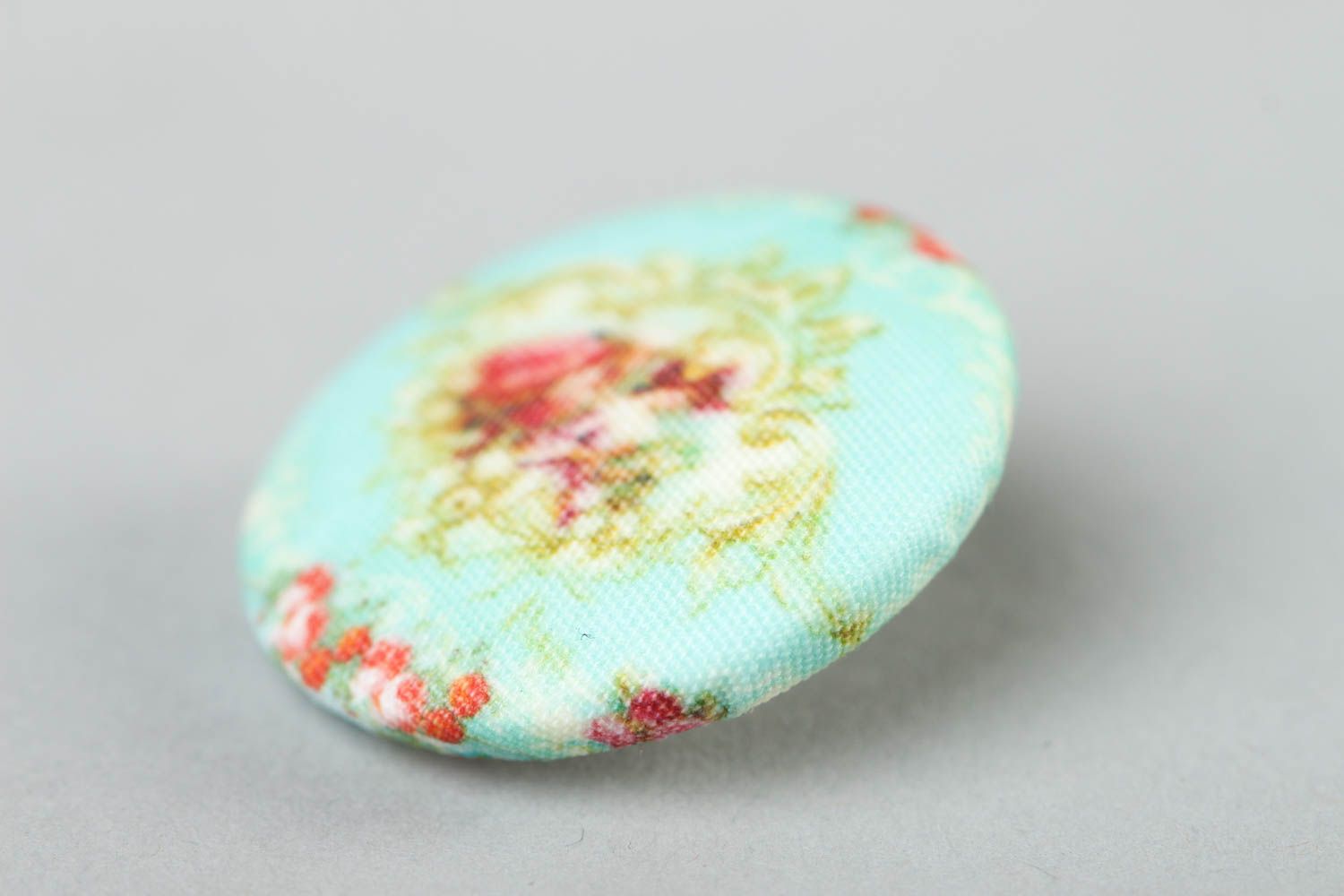 Botón bonito hecho a mano accesorio para ropa botón para manualidades con flores foto 2