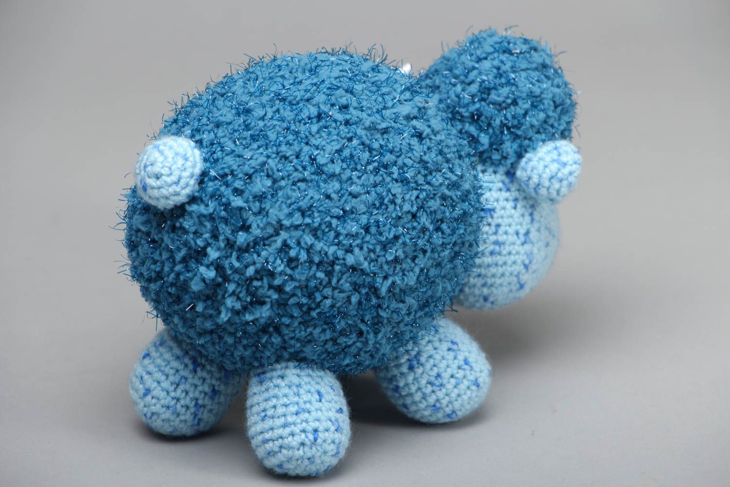 Soft crochet toy lamb photo 3