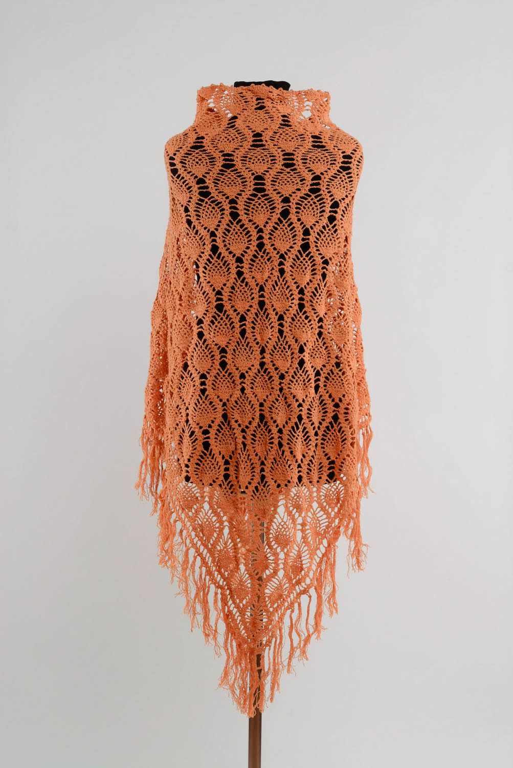 Warm handmade shawl photo 3