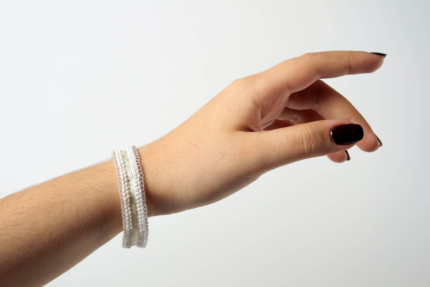 Handgefertigt Armband Frauen Glasperlen Schmuck hochwertiger Modeschmuck  foto 1