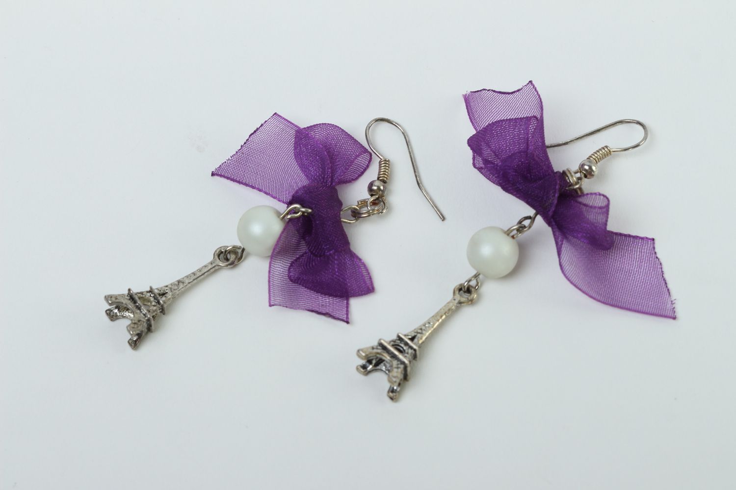 Handmade beaded earrings beaded necklace design costume jewelry set gift ideas photo 6