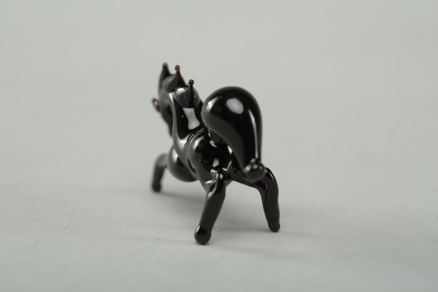 Small glass statuette Horse photo 3