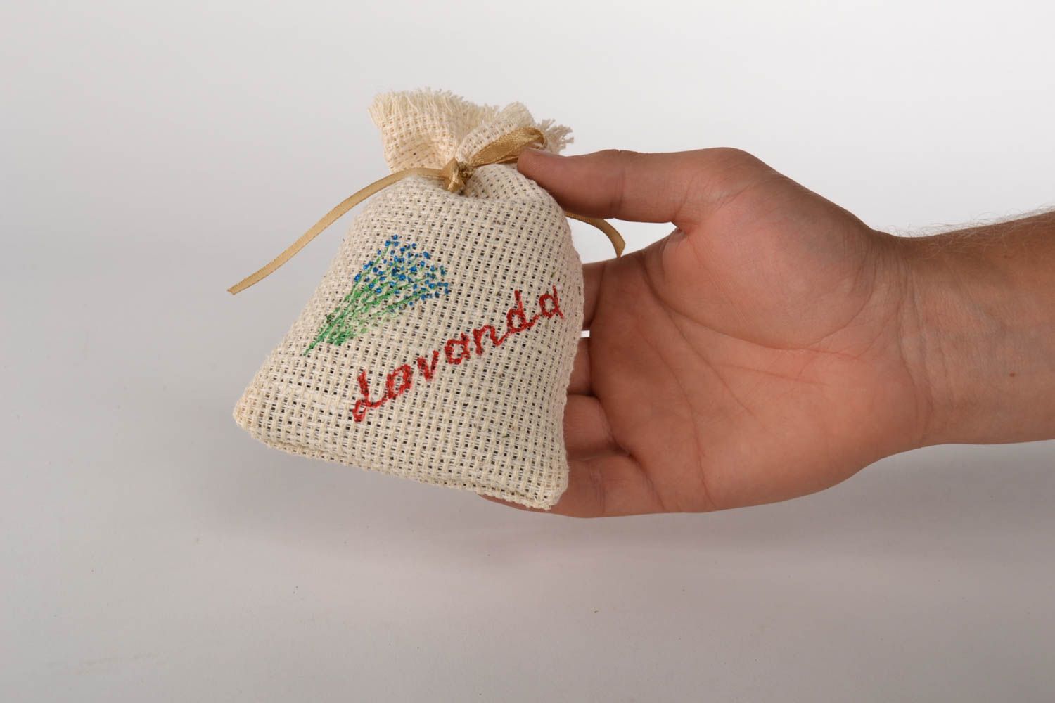 Мешочек из ткани ручной работы мешочек для саше декоративный мешочек с лавандой фото 5