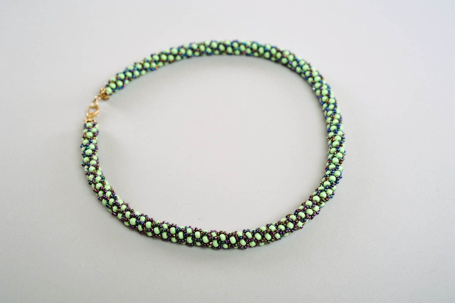 Long beaded necklace photo 6