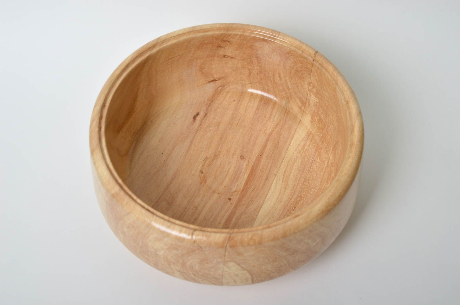 Schale aus Holz handmade Designer Geschirr Geschenk Idee Schale Obst 1.2 L foto 3