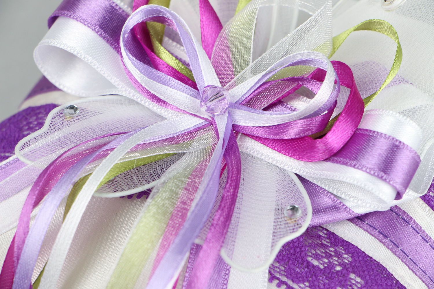 Hochzeit-Kissen für Ringe Schmetterling foto 2