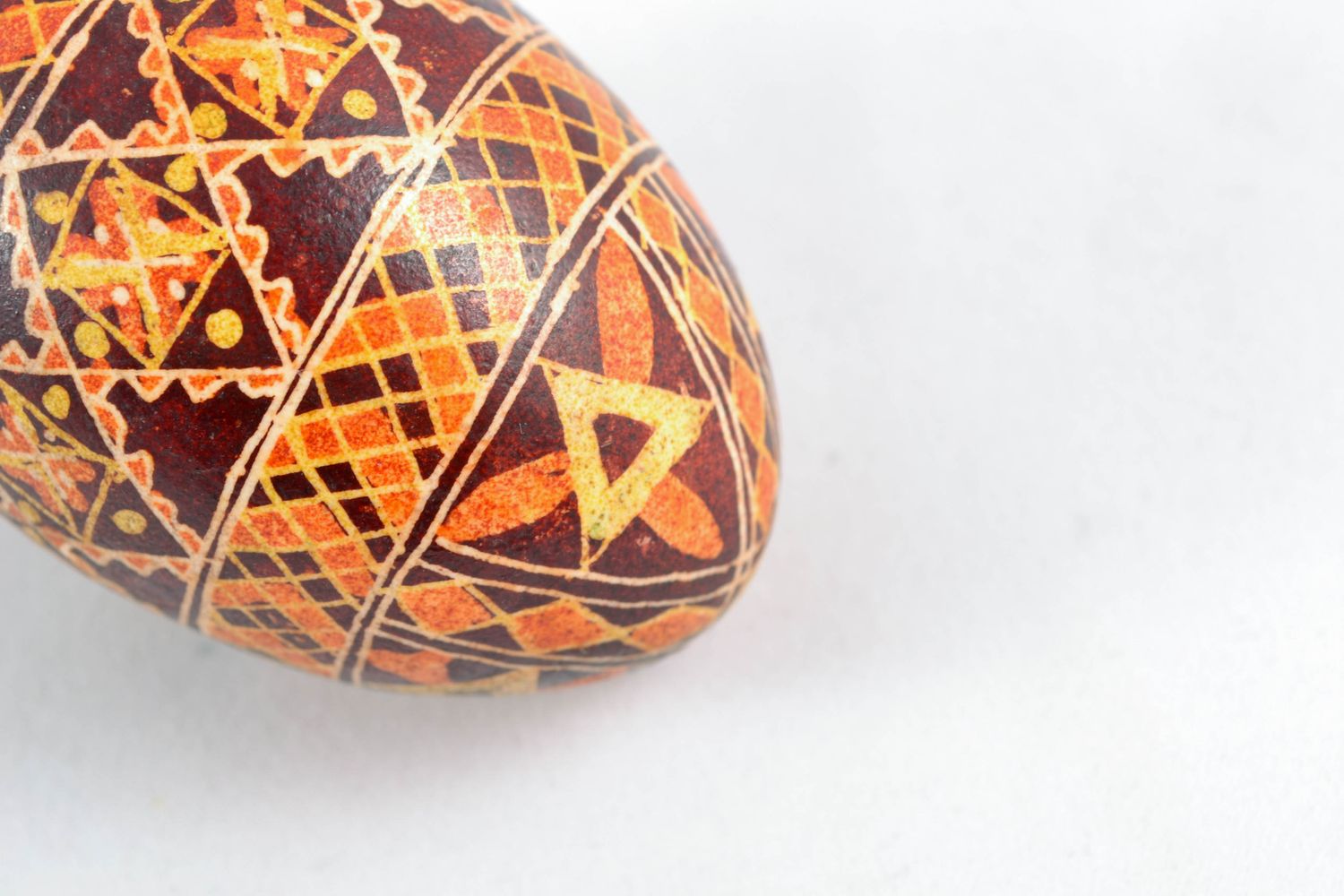 Handmade decorative pysanka for Easter photo 4