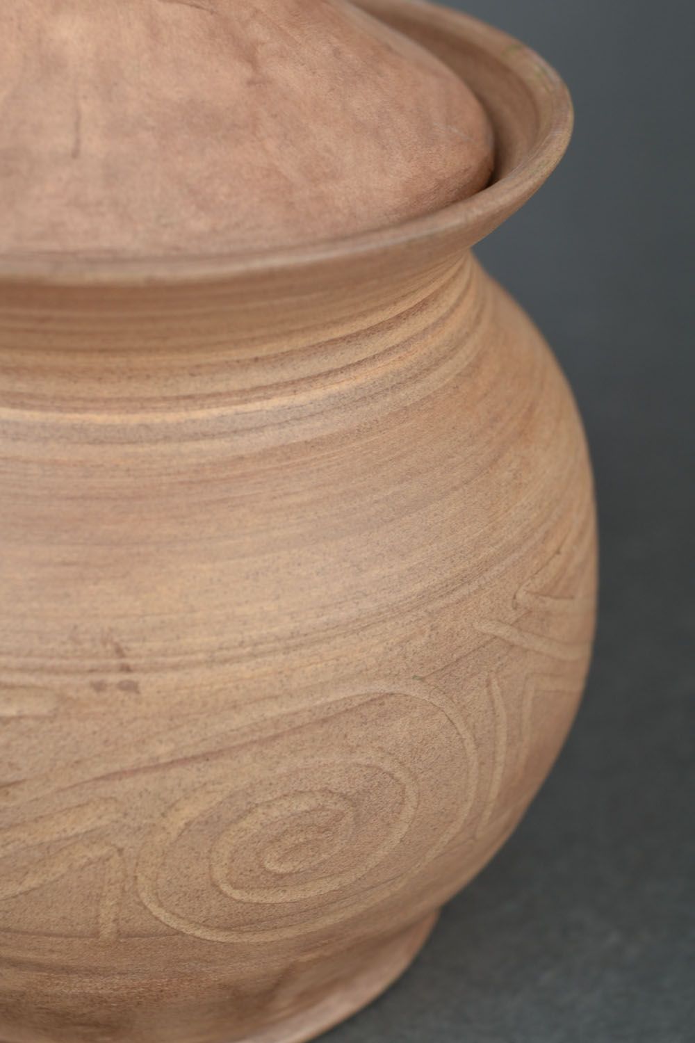 Keramik Topf mit Deckel foto 4