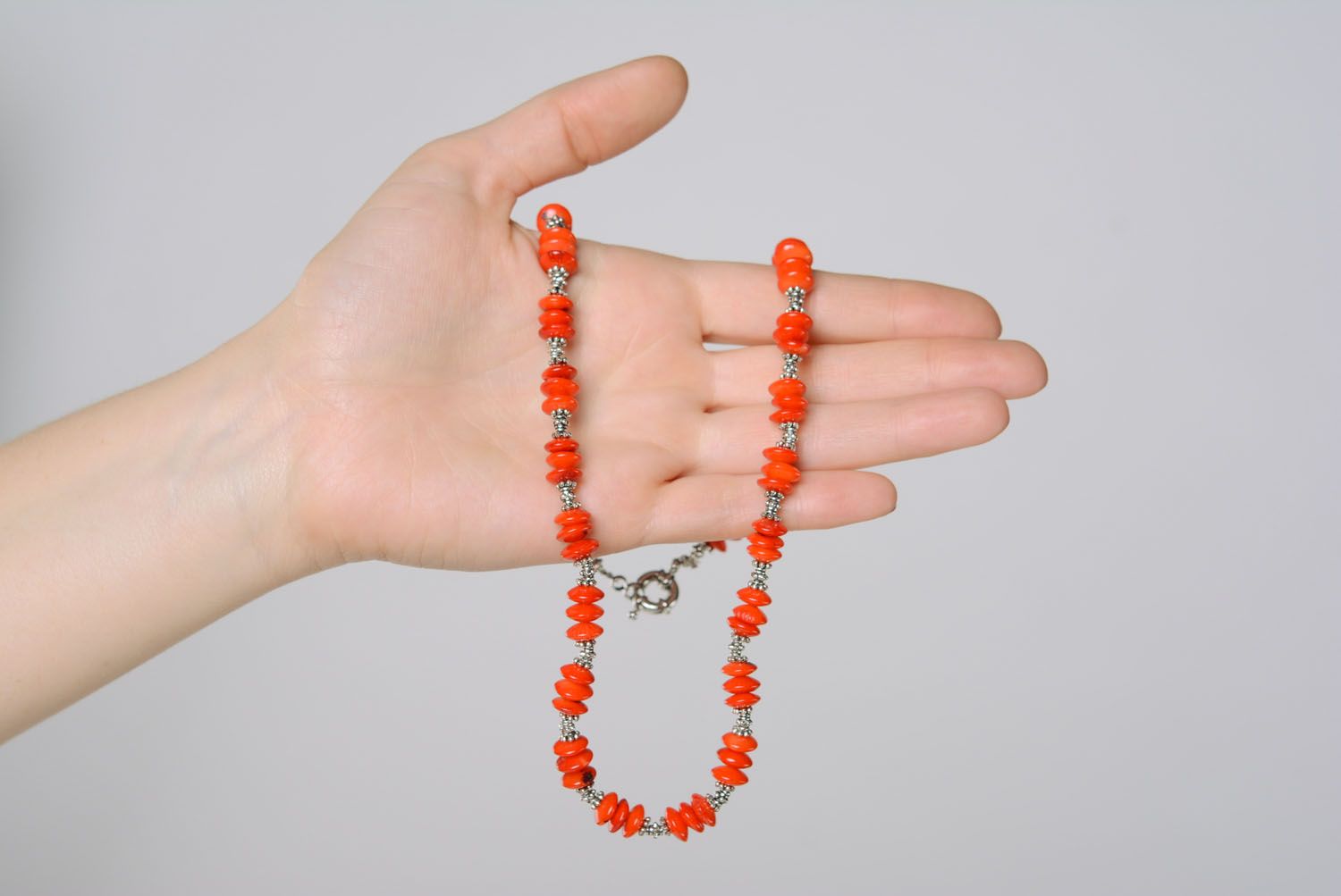 Set of coral jewelry  photo 4