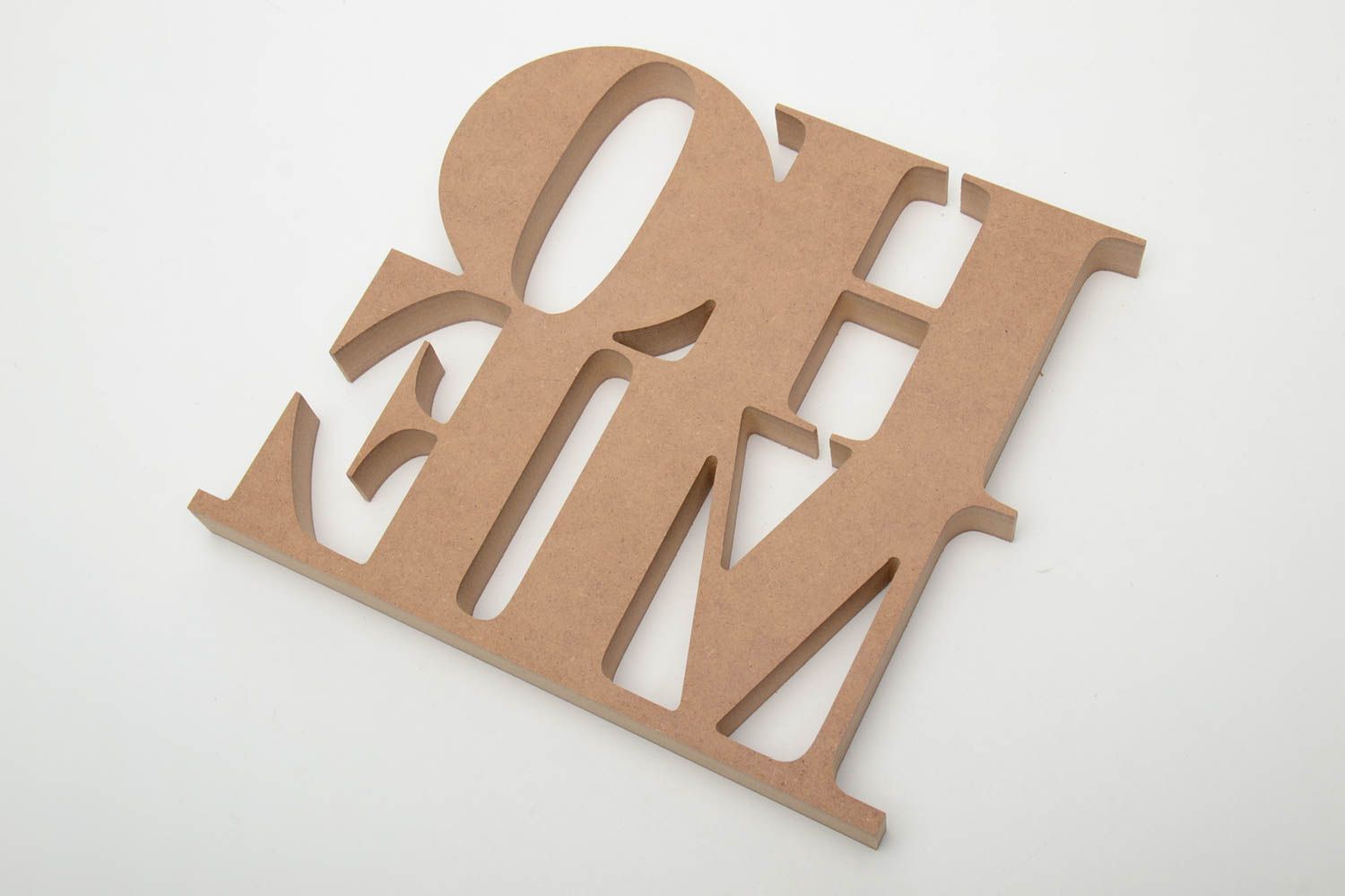 MDF craft blank lettering Home photo 3