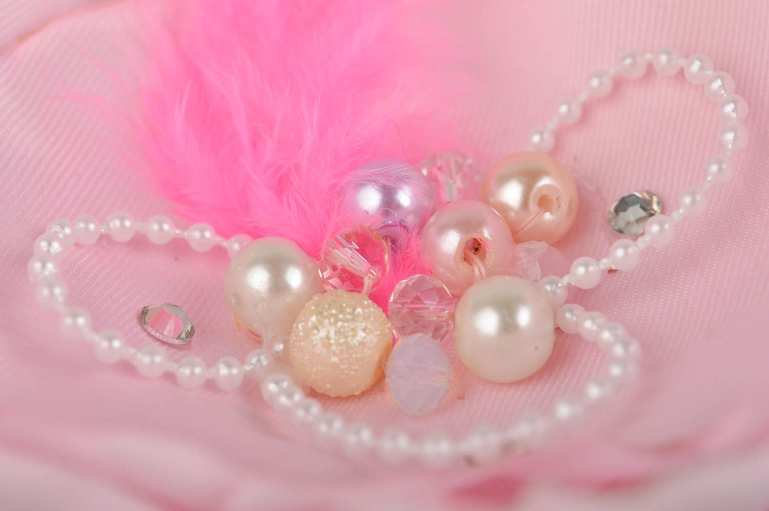 Handmade flower brooch flower hair clip hair accessories designer jewelry photo 4