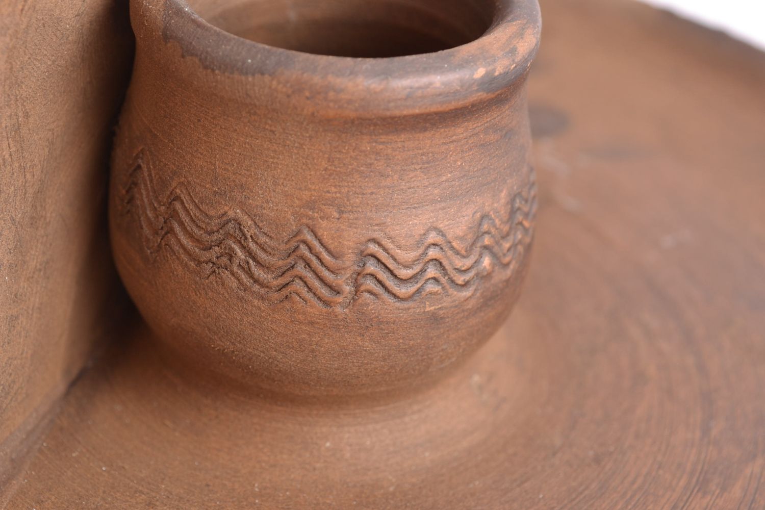 Keramik Serviettenhalter mit Salznapf foto 4