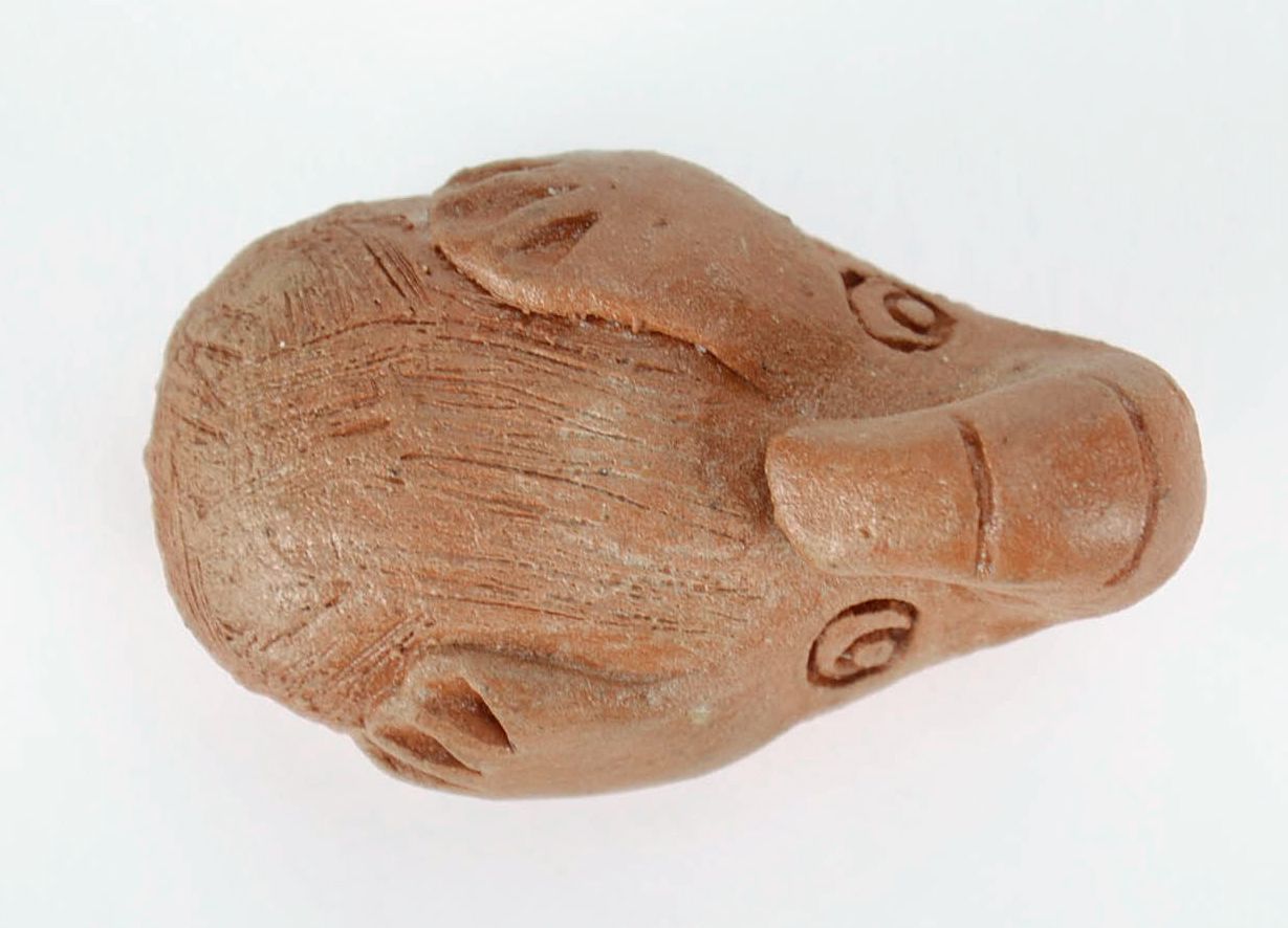 Figurine en argile faite main Éléphant  photo 3