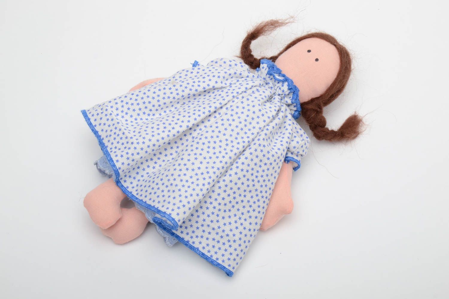 Дизайнерская кукла текстильная мягкая фото 2