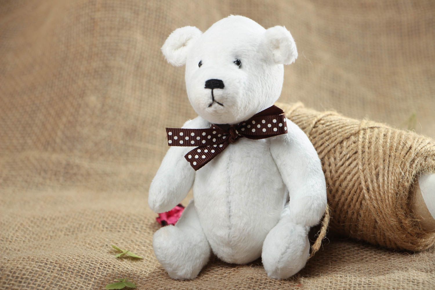Soft toy White Bear photo 5