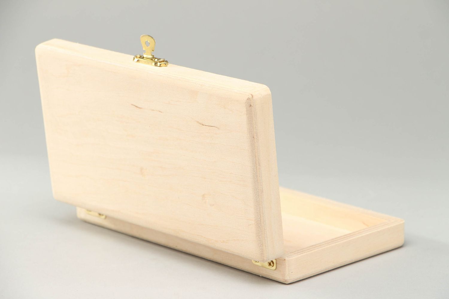 Wooden craft blank Box photo 3