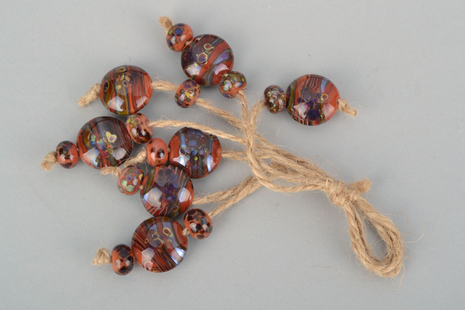 Handmade glass beads photo 1