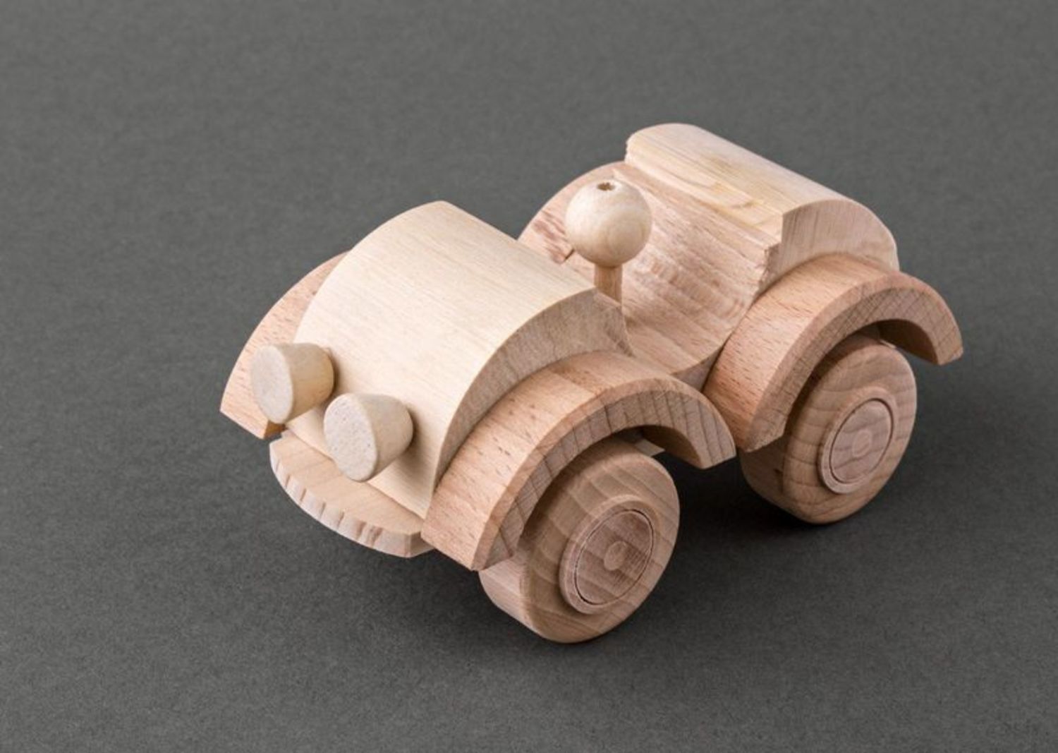 Toy car made of wood photo 6
