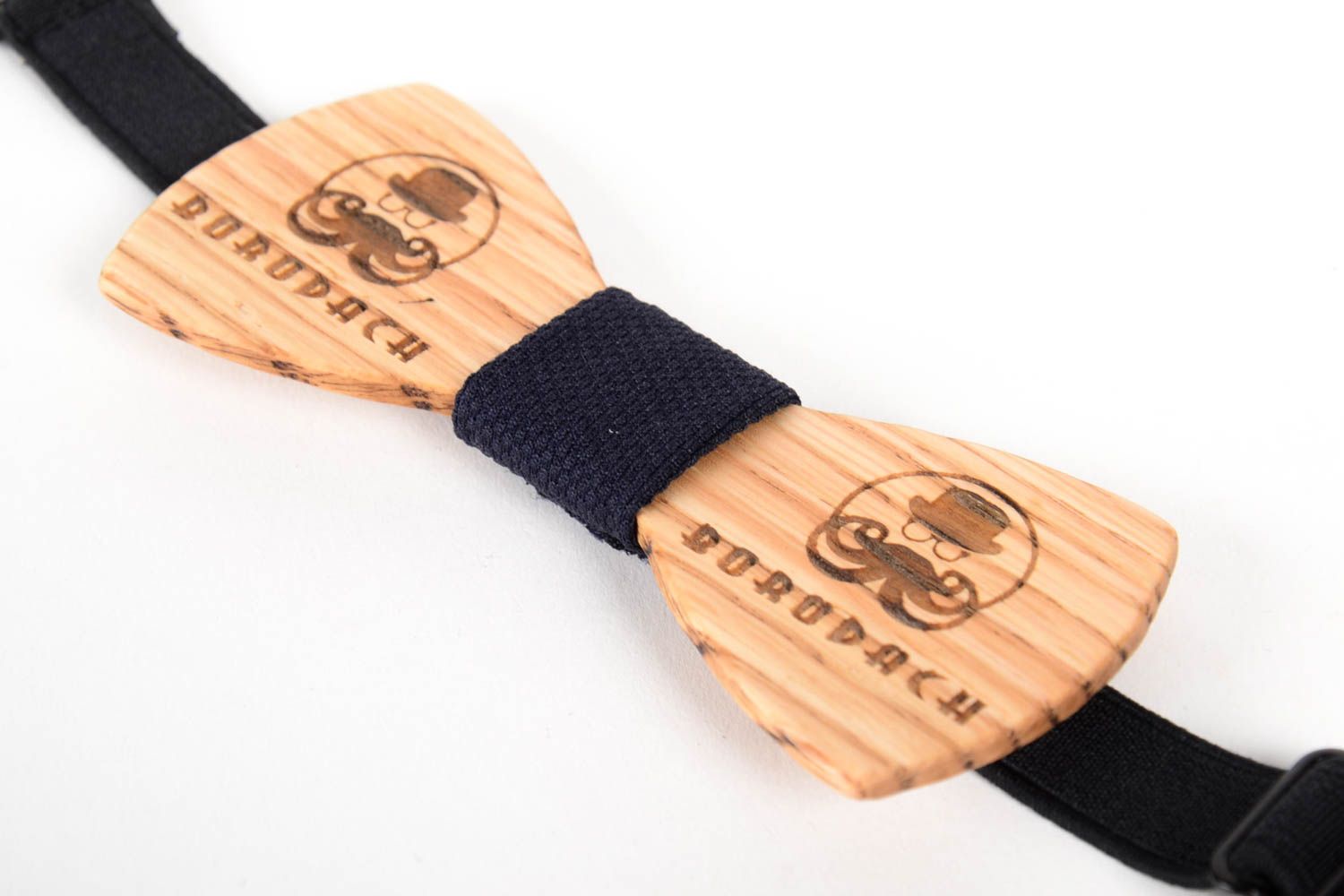 Handmade ausgefallene Fliege Krawatte Accessoire für Männer Fliege aus Holz  foto 4