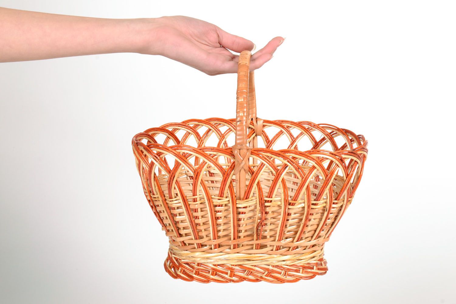 Handmade woven basket photo 5