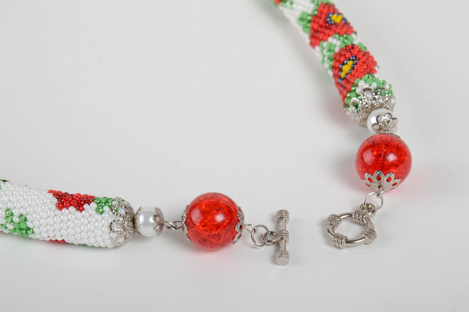 Collar artesanal de abalorios checos accesorio para mujeres regalo original foto 4