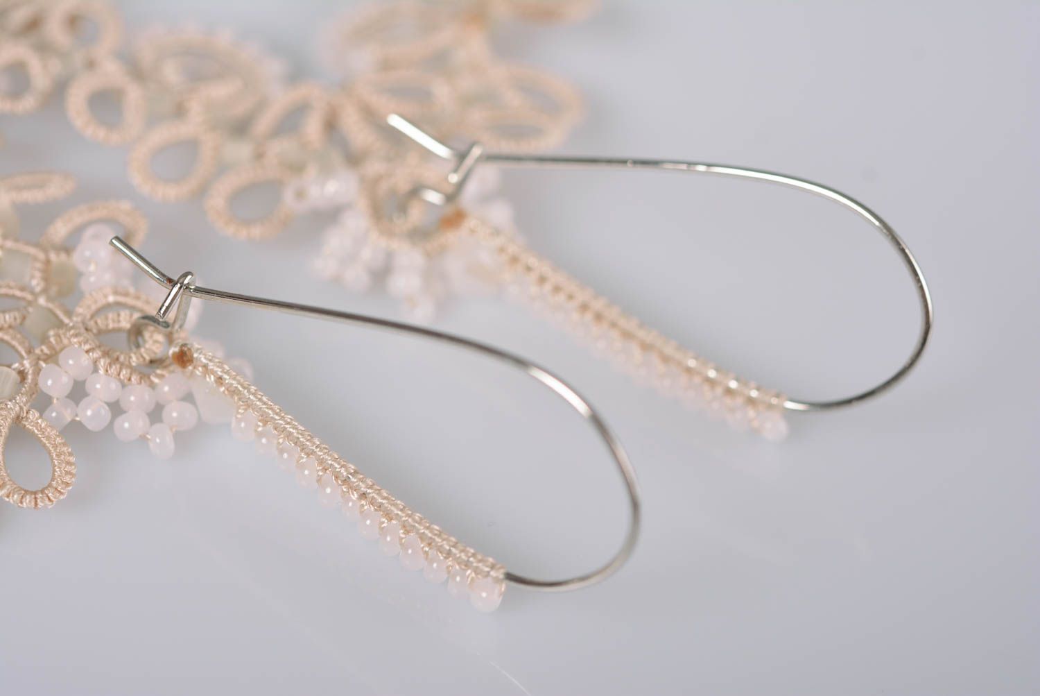 Womens earrings handcrafted jewelry beaded earrings best gifts for women photo 5