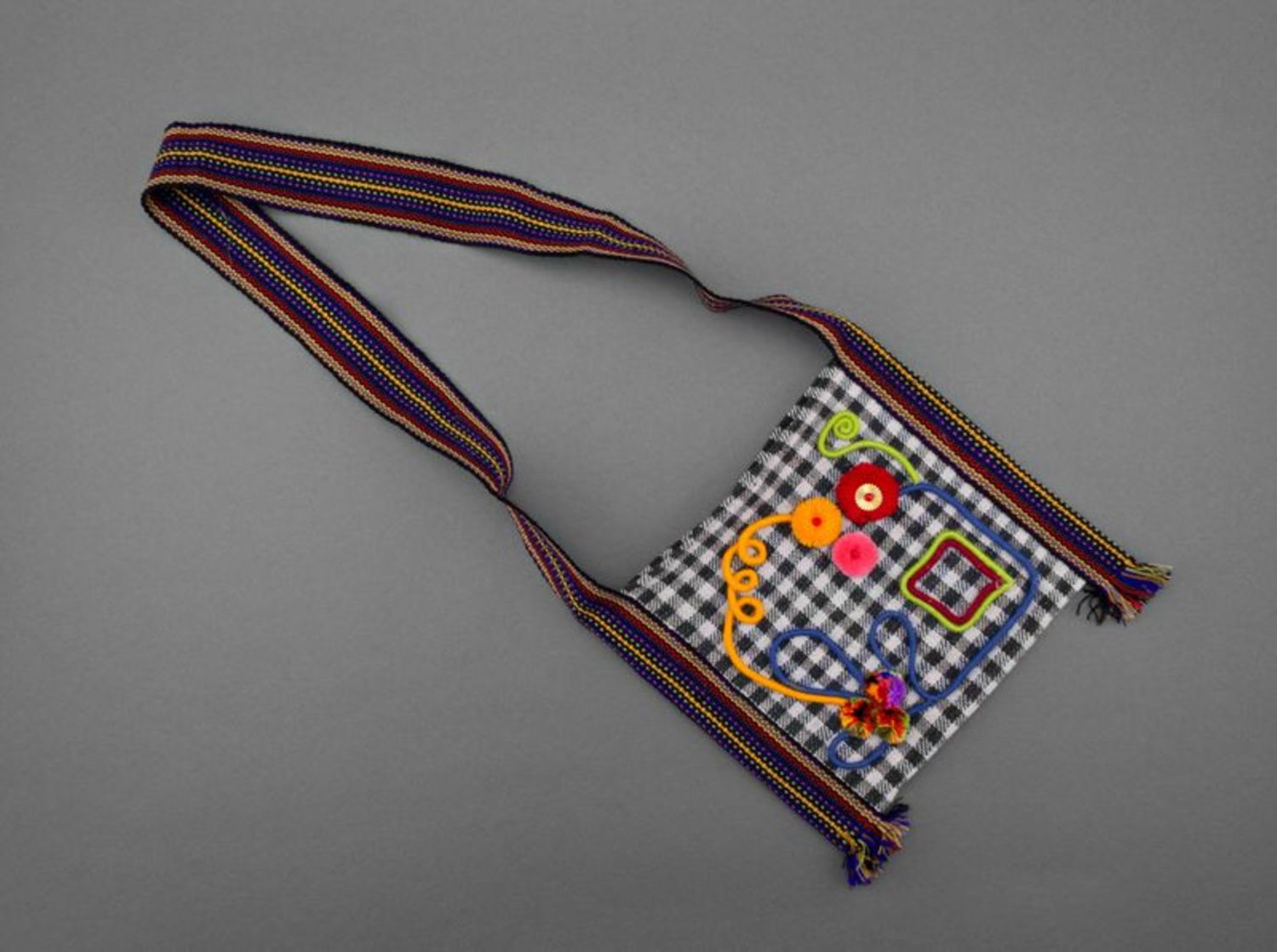 Women's fabric handbag photo 1