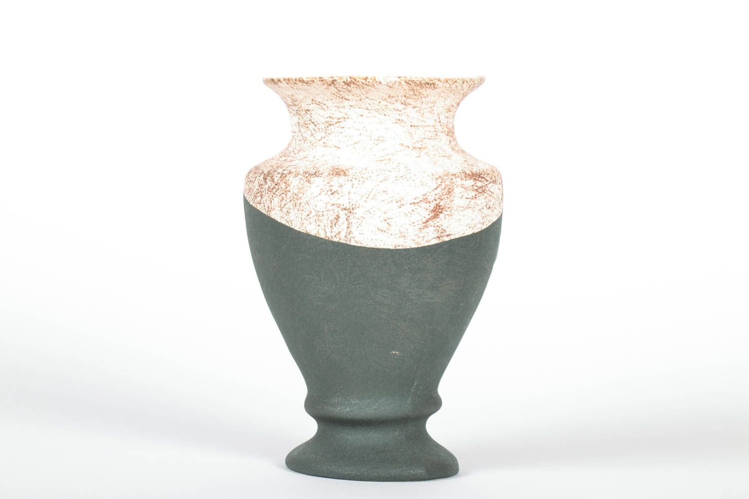 Vase 6-inch tall ceramic vase décor for flowers 0,87 lb photo 4