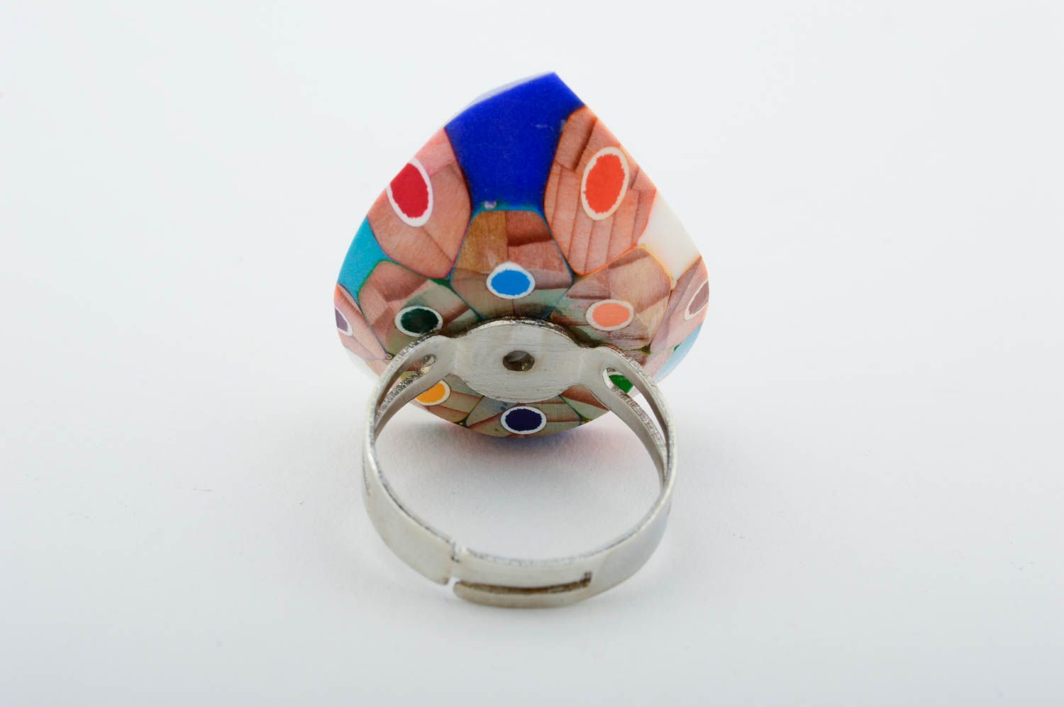 Handgemachter Schmuck Damen Ring Accessoire für Frauen ausgefallenes Geschenk foto 5