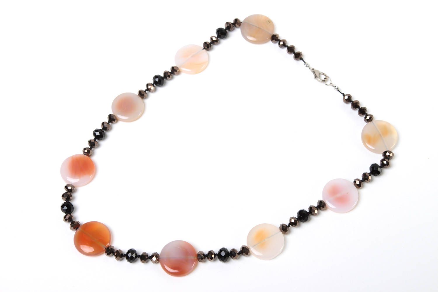 Handmade necklace bead necklace gemstone jewelry designer accessories gift ideas photo 2