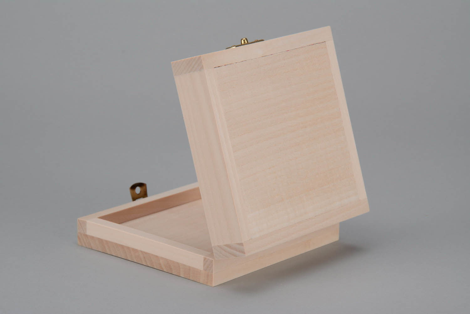 Handmade Roh-Holzschatulle für Verzierung
 foto 5