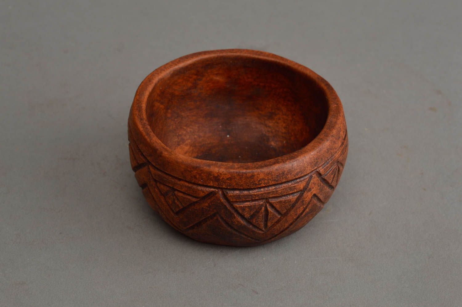 Small handmade ceramic bowl designer clay bowl pottery kitchenware ideas photo 3
