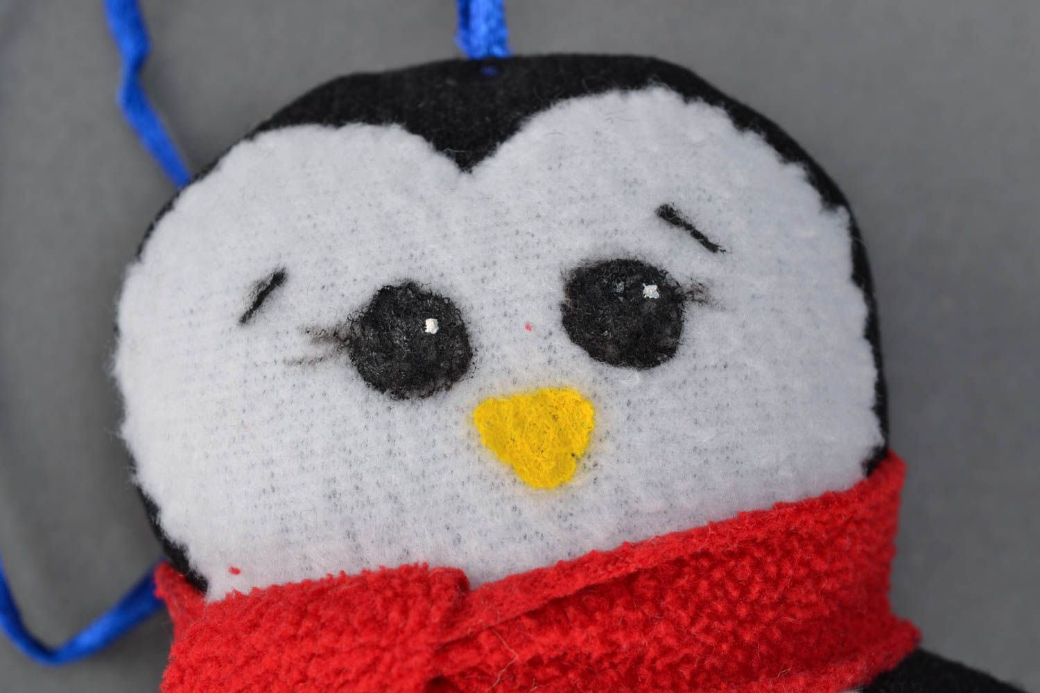 Handmade soft toy penguin photo 3