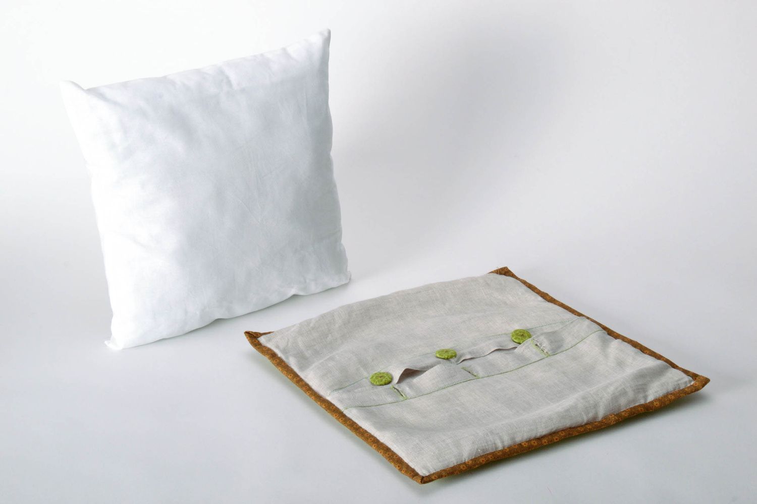 Cuscino decorativo fatto a mano morbido in stoffa cuscini per divani originali foto 4