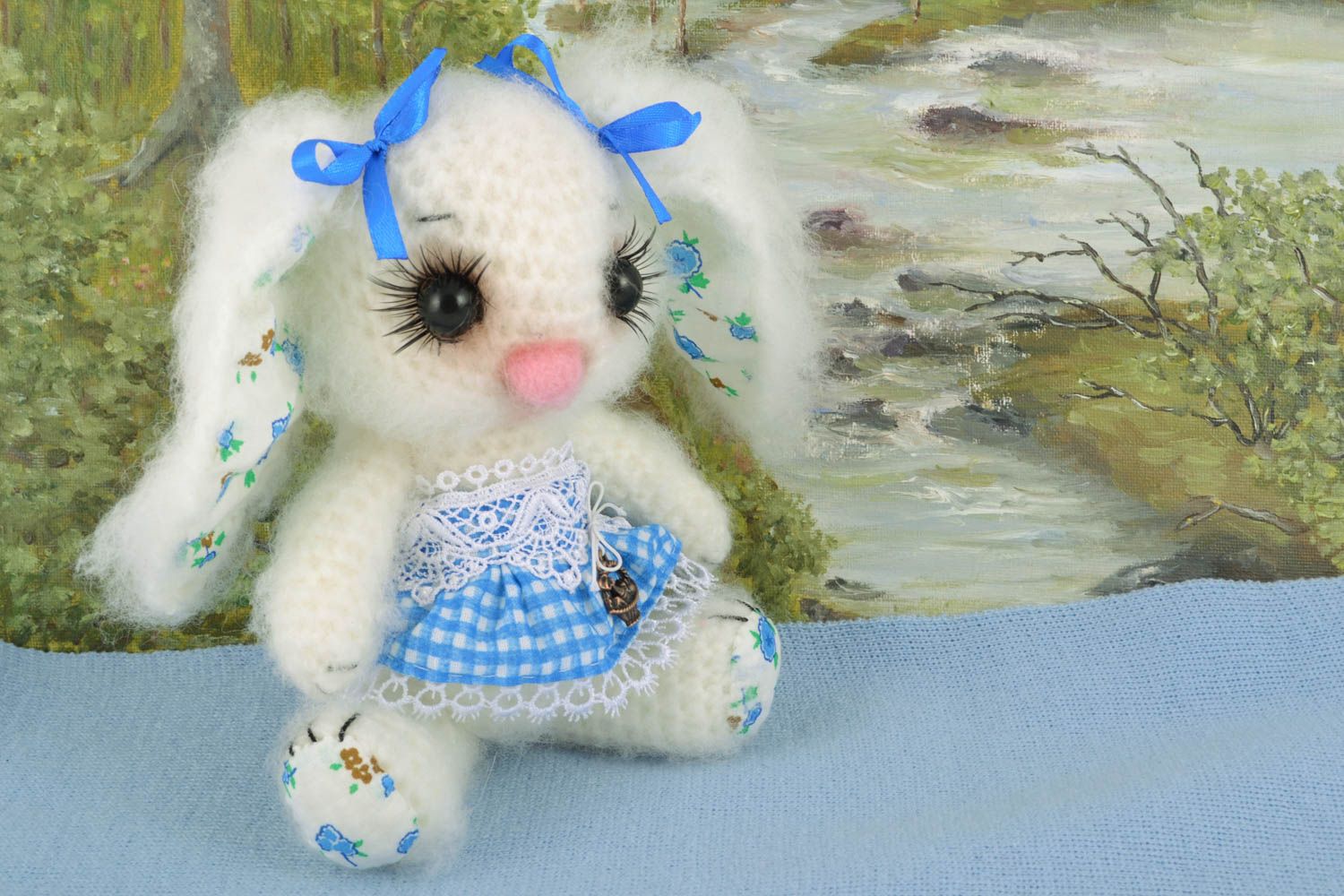 Handmade crochet toy Rabbit photo 4