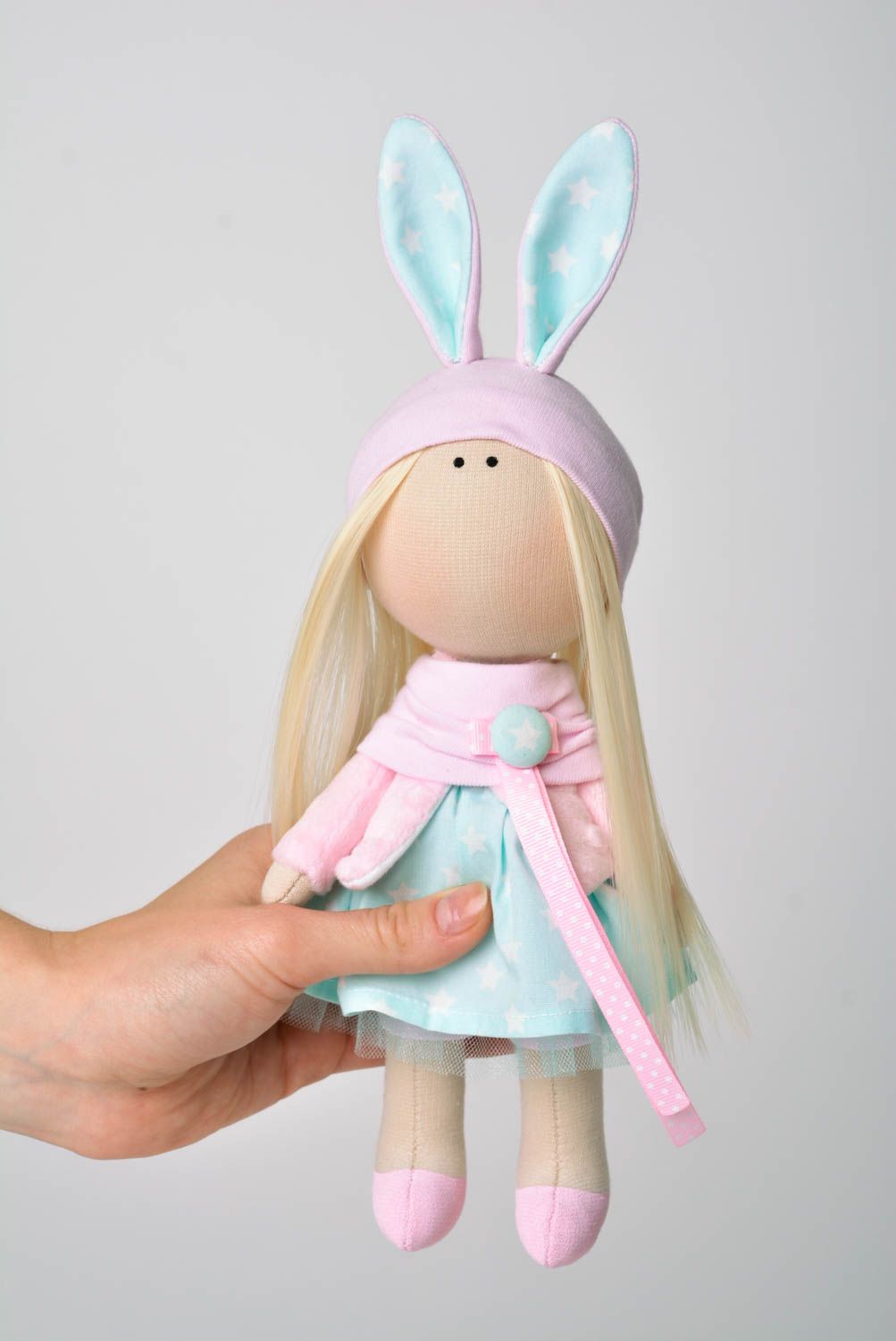Кукла ручной работы кукла из ткани авторская кукла для декора дома тряпичная фото 2