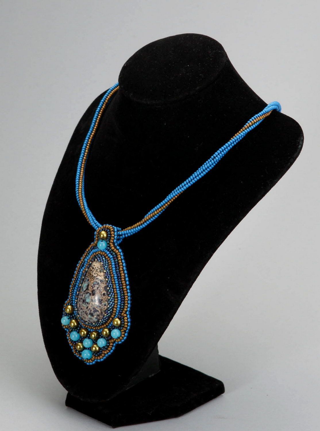 Handmade pendant made in ethnic style photo 4