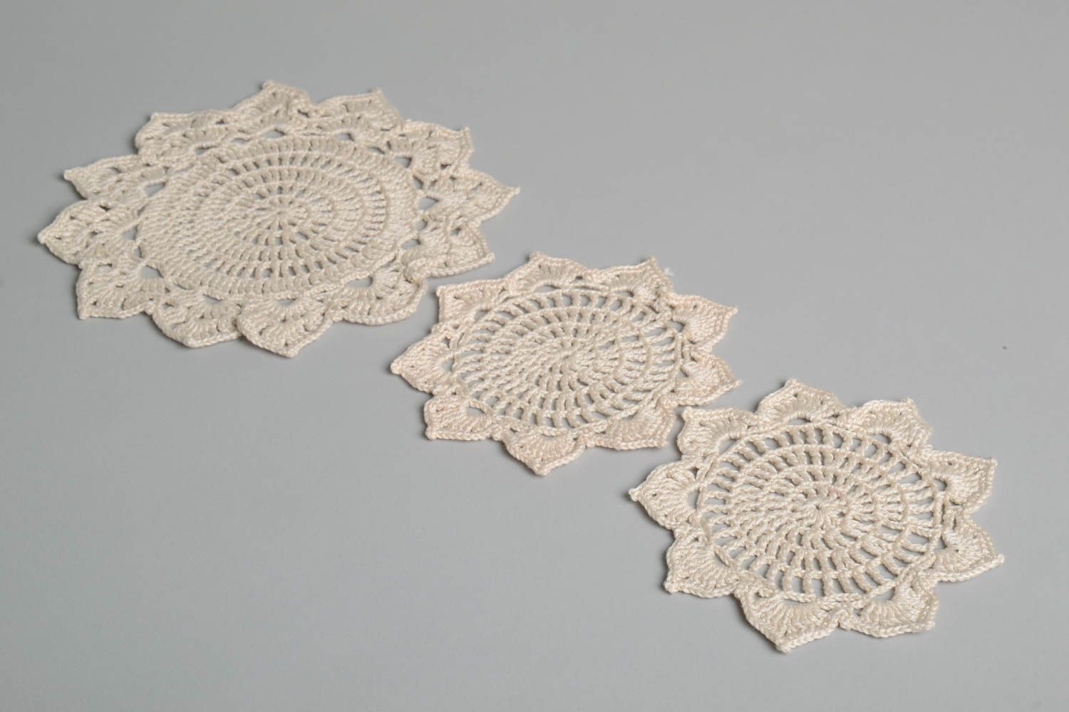 Lace napkin handmade crocheted napkin table decor kitchen interior ideas photo 4