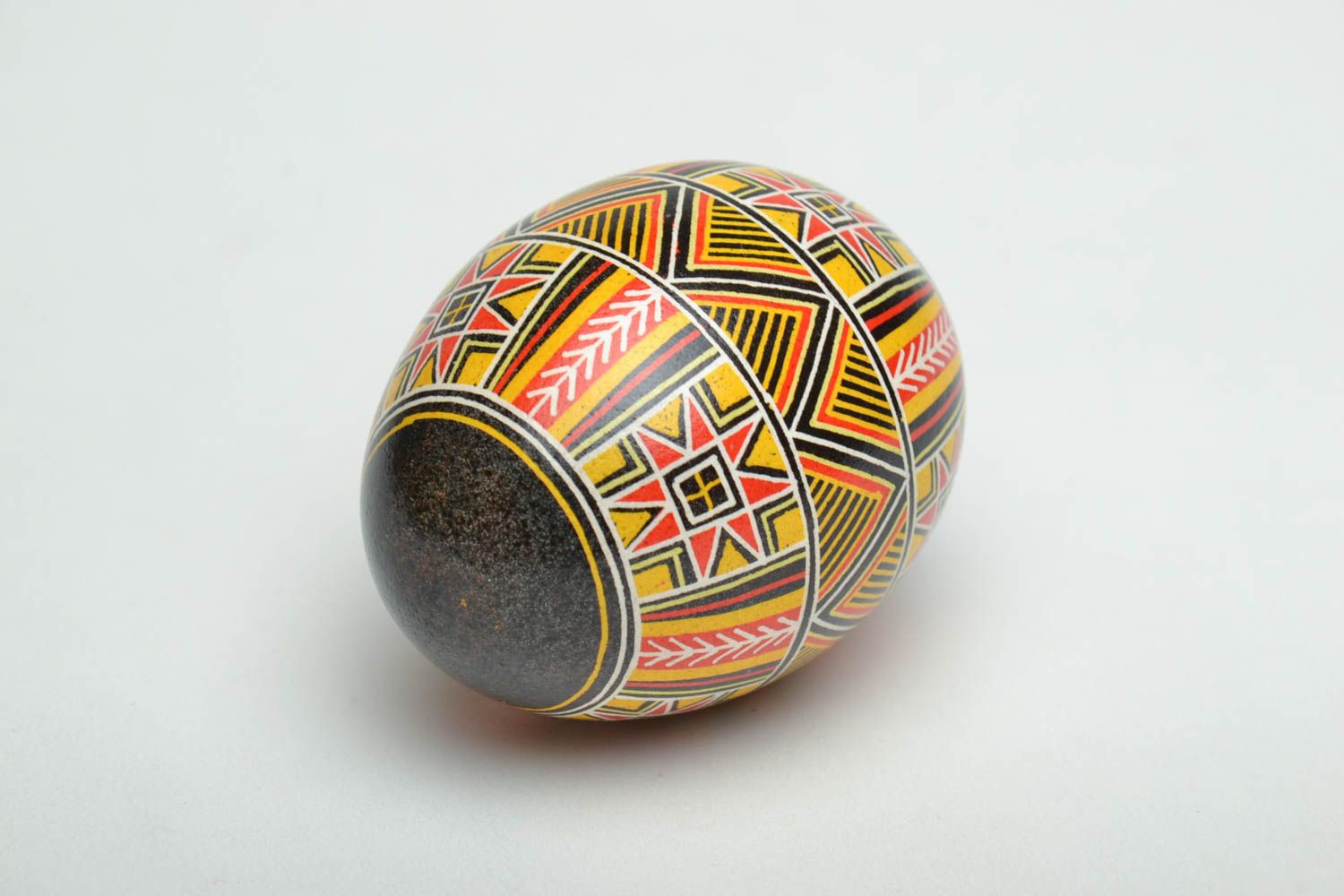 Designer painted egg with symbolics photo 4
