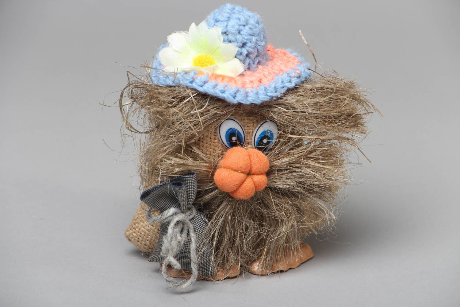 Soft toy Bogie in Crochet Hat photo 1
