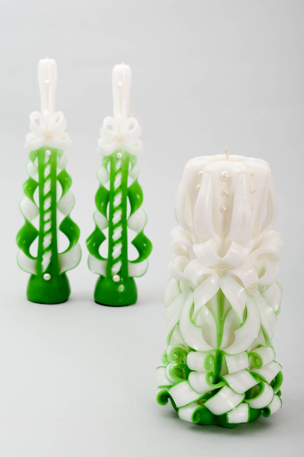 Handmade Kerzen Geschenk Deko Kerzen grell Wachs Kerzen Hochzeit Accessoires  foto 2